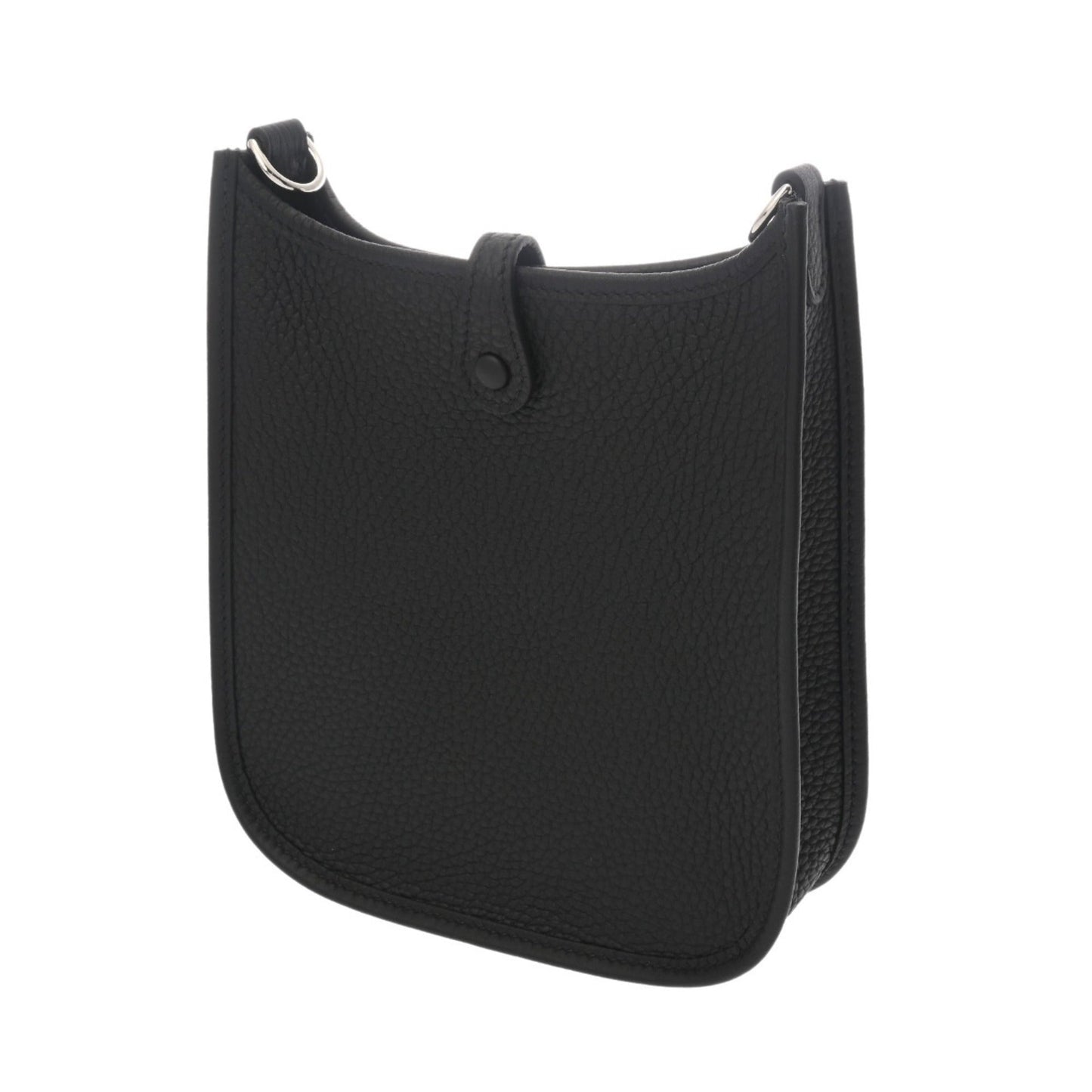Hermes Black Taurillon Clemence Leather Shoulder Bag ( )
