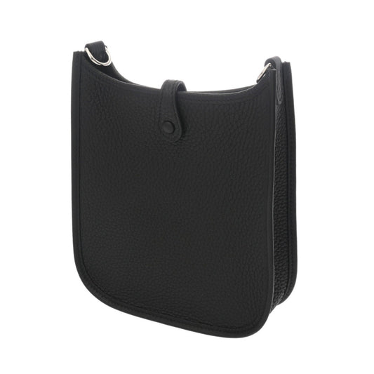 Hermes Black Taurillon Clemence Leather Shoulder Bag ( )