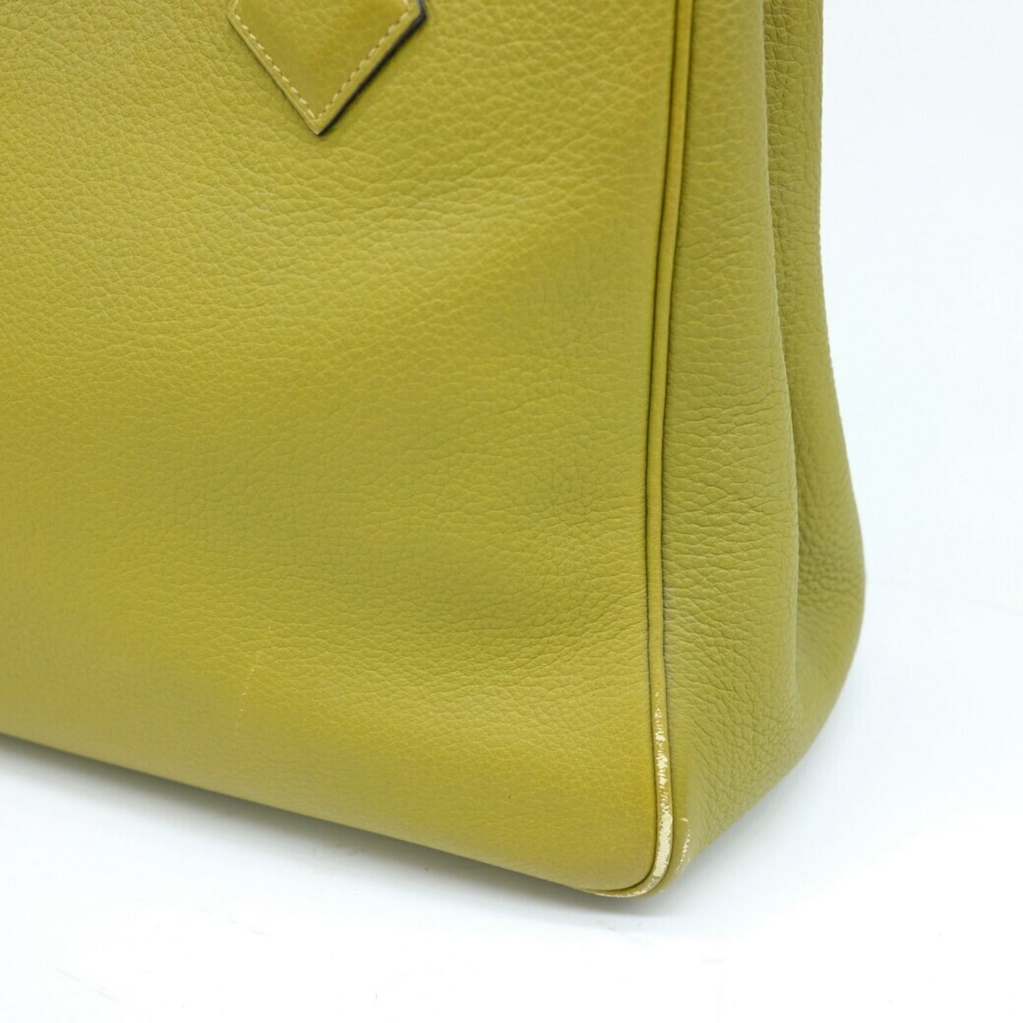 Hermes Anis Green Taurillon Clemence Leather Tote Bag ( )