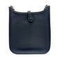 Hermes Black Taurillon Clemence Leather Shoulder Bag ( )