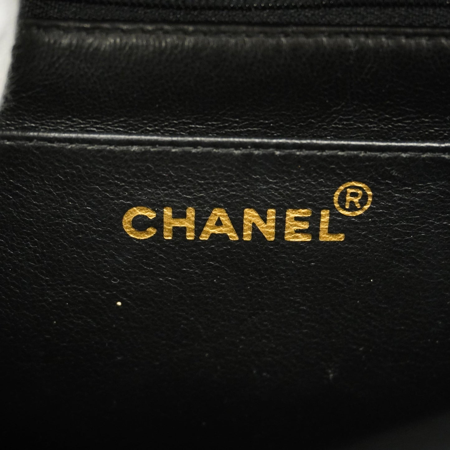 CHANEL   Matelasse Chain Shoulder Women's Caviar Leather Shoulder Bag Black