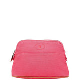 Hermes Bolide Pink Canvas Pouch ( )