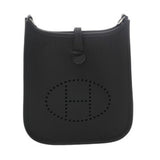 Hermes Black Taurillon Clemence Leather Shoulder Bag ( )