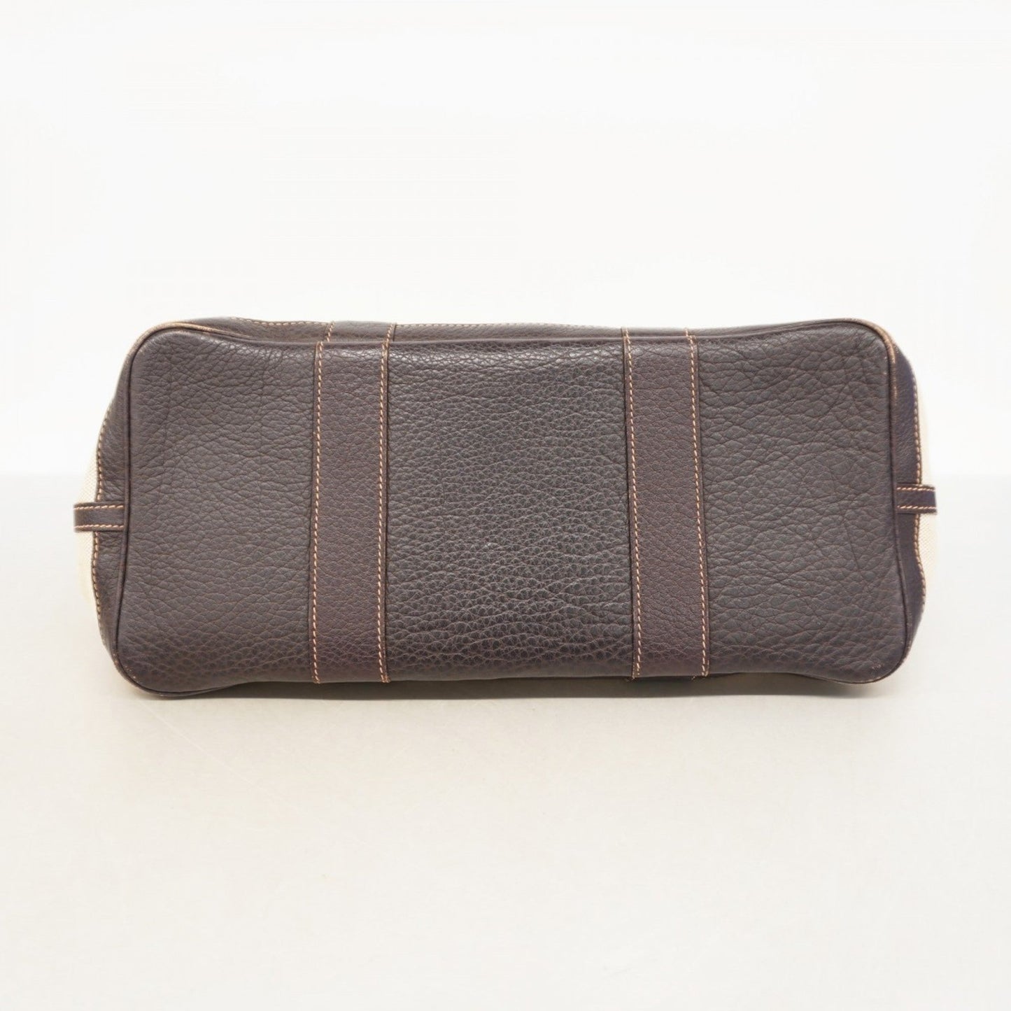 Hermes Brown Toile H Tote Bag ( )