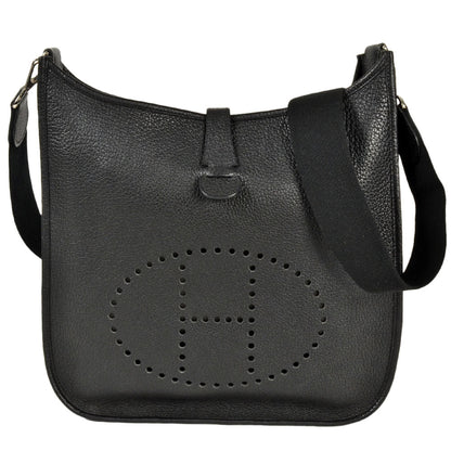 Hermes Black Togo Leather Shoulder Bag ( )