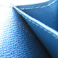 LOUIS VUITTON Epi Brazza Wallet M60616 Men's Epi Leather Long Wallet [bi-fold] Bleu Celeste