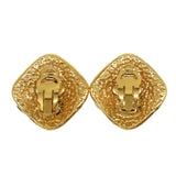 Chanel 94P Gold Earrings Coco Mark 0030 CHANEL