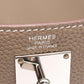 Hermes Brown Etoupe Gray Togo Leather Leather Fanny Pack ( )