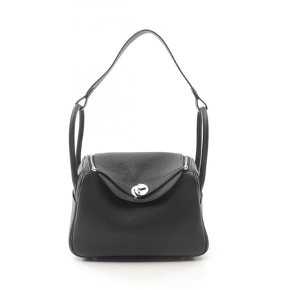 Hermes Black Taurillon Clemence Leather Shoulder Bag ( )