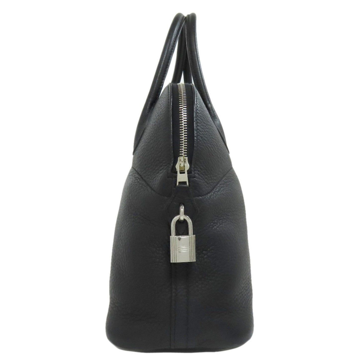 Hermes Black Leather Handbag ( )