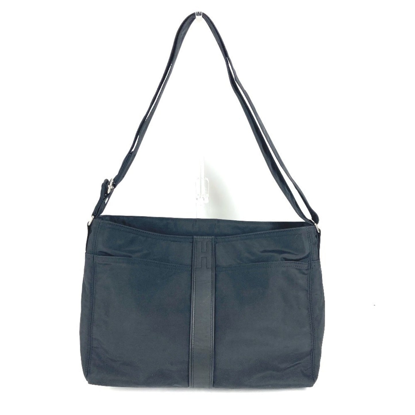 Hermes Black Nylon Shoulder Bag ( )