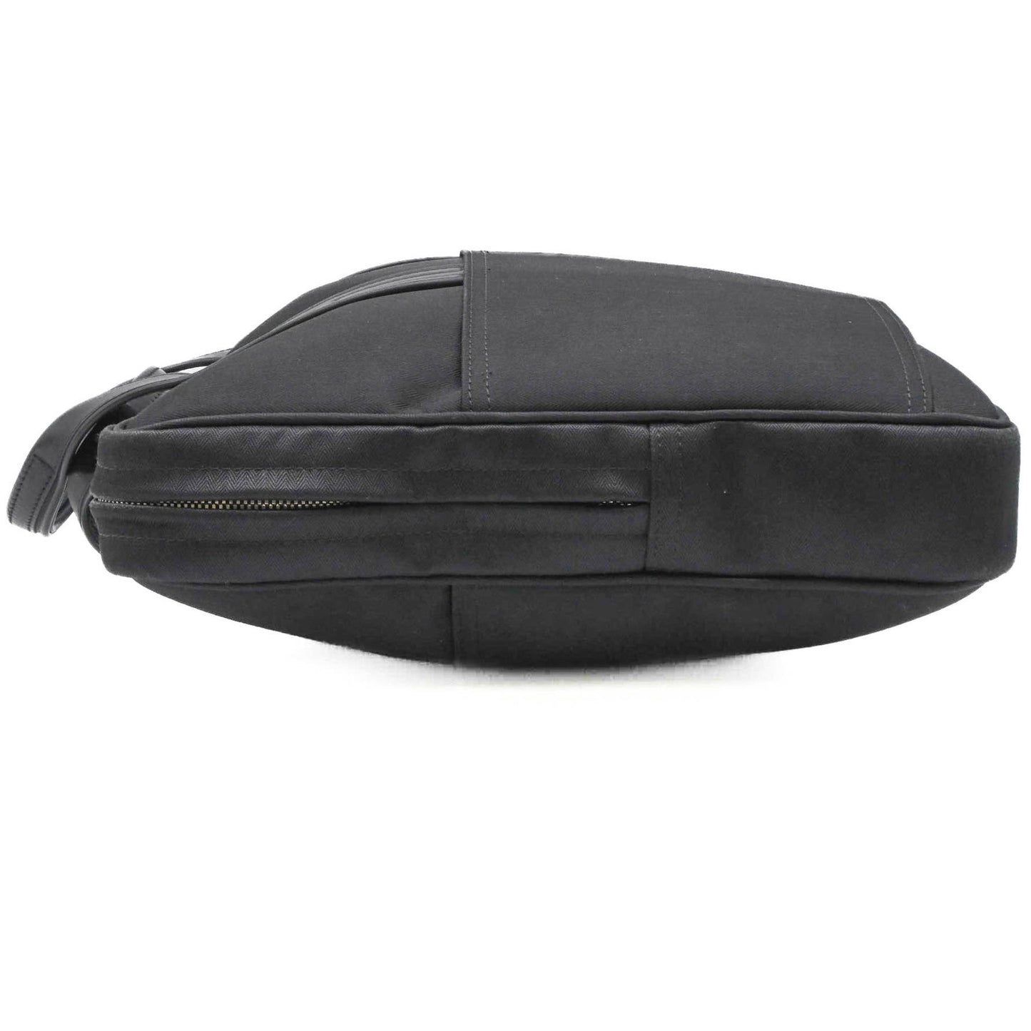 Hermes Acapulco Black Canvas Leather Handbag ( )