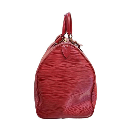LOUIS VUITTON Epi Keepall 45 Boston Bag Ladies M42977 Castilian Red