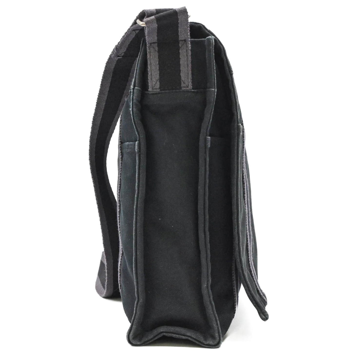 Hermes Black Canvas Shoulder Bag ( )