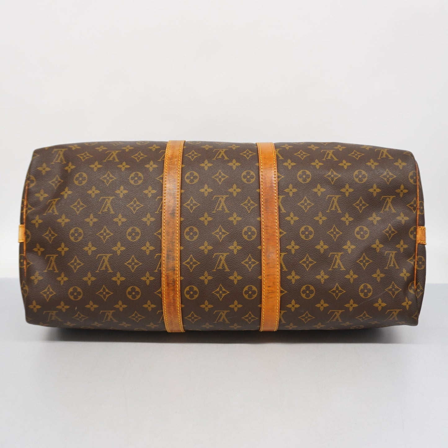 LOUIS VUITTONAuth  Monogram Keepall Bandouliere 55 M41414 Boston Bag