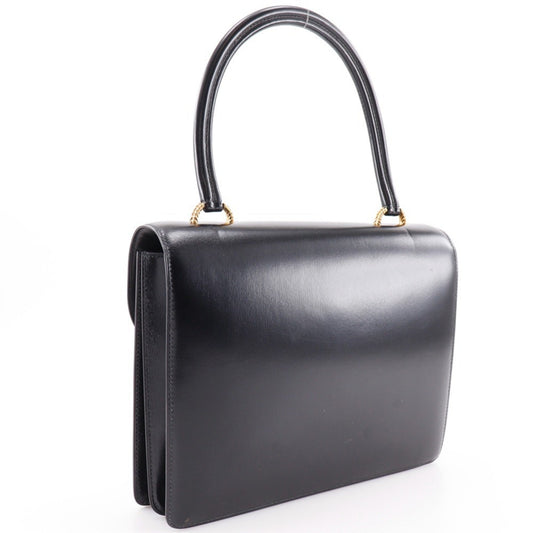 Hermes Black Box Calf Leather Handbag ( )