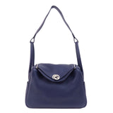 Hermes Blue Nuit Taurillon Clemence Leather Handbag ( )