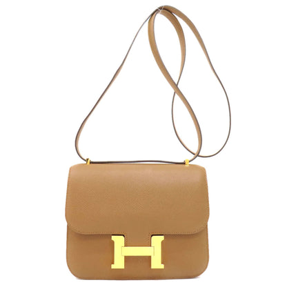 Hermes Constance Brown Epsom Leather Shoulder Bag ( )