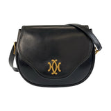 Hermes Black Leather Pochette Shoulder Bag ( )