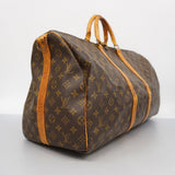 LOUIS VUITTONAuth  Monogram Keepall Bandouliere 55 M41414 Boston Bag