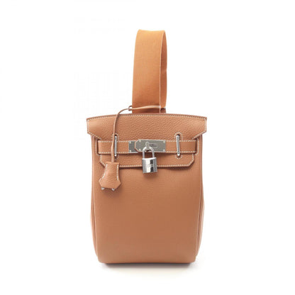 Hermes Brown Togo Leather Fanny Pack ( )