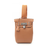 Hermes Brown Togo Leather Fanny Pack ( )