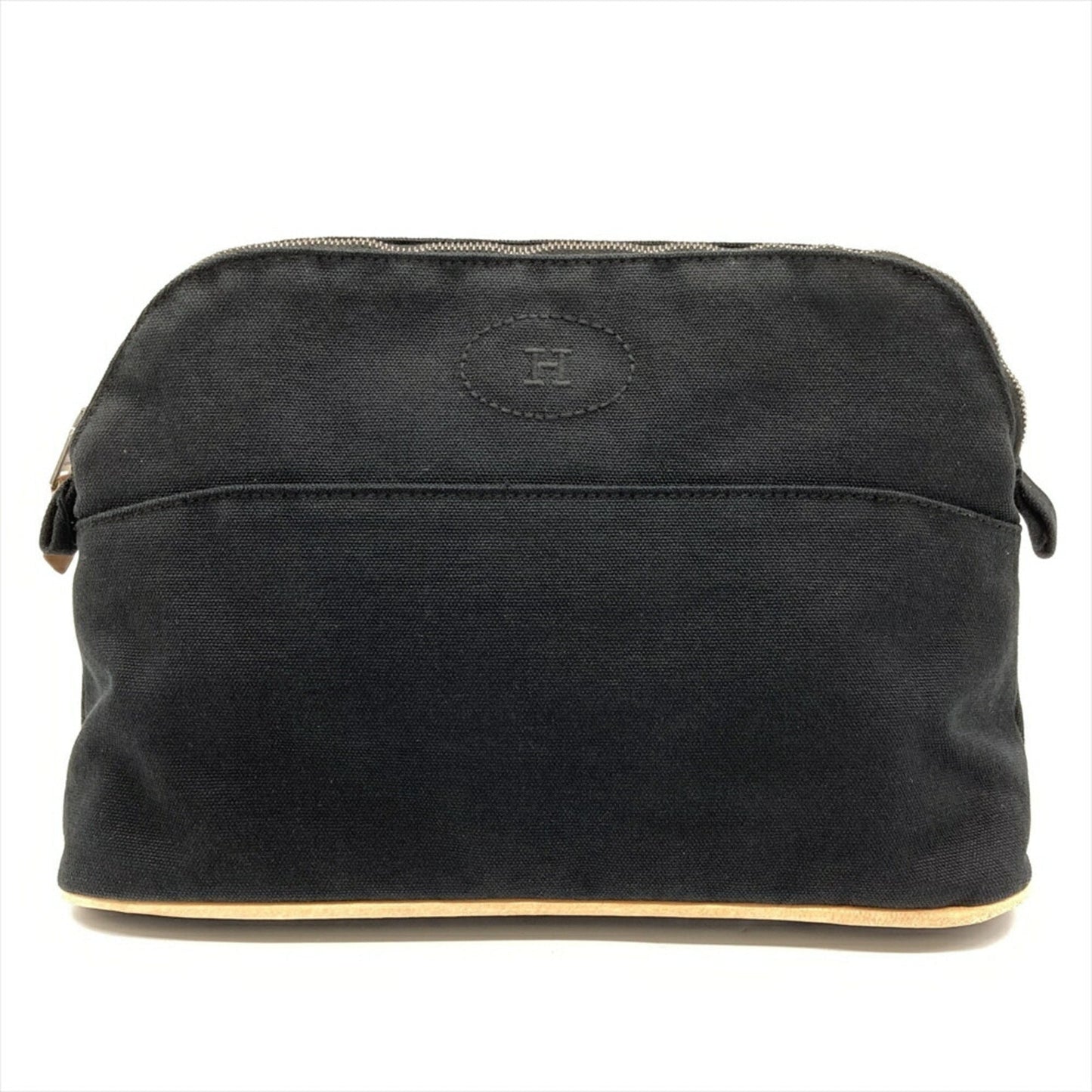 Hermes Bolide Black Cotton Pouch ( )
