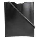 Hermes Black Leather Pochette Shoulder Bag ( )