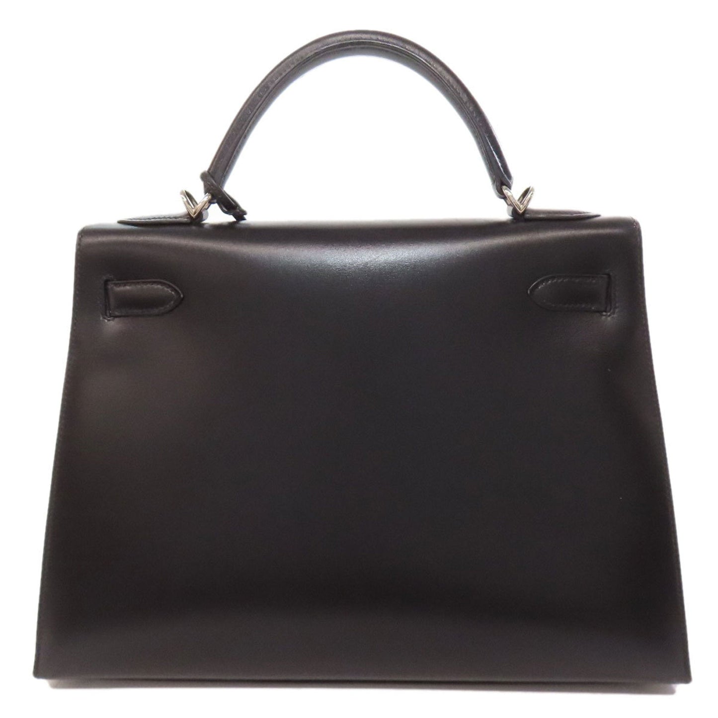 Hermes Black Box Calf Leather Handbag ( )