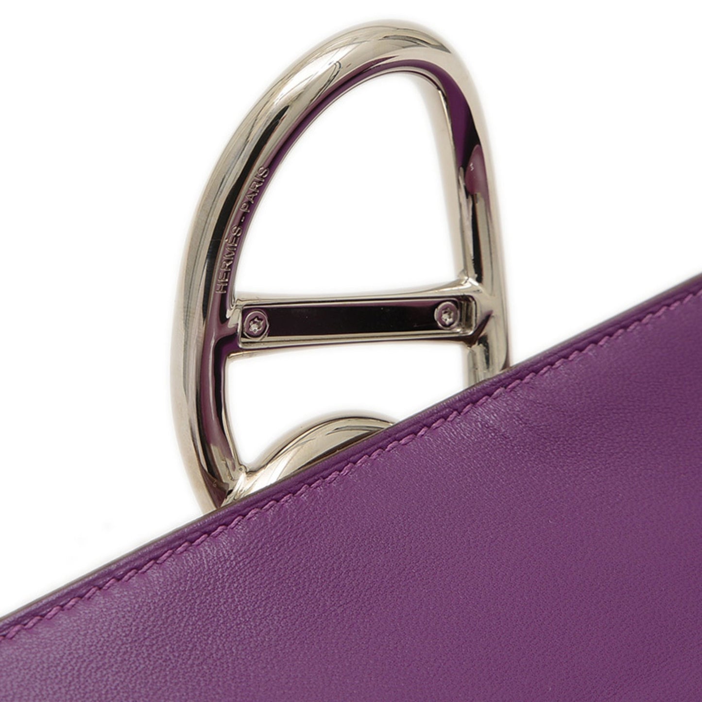 Hermes Anemone Leather Clutch Bag ( )