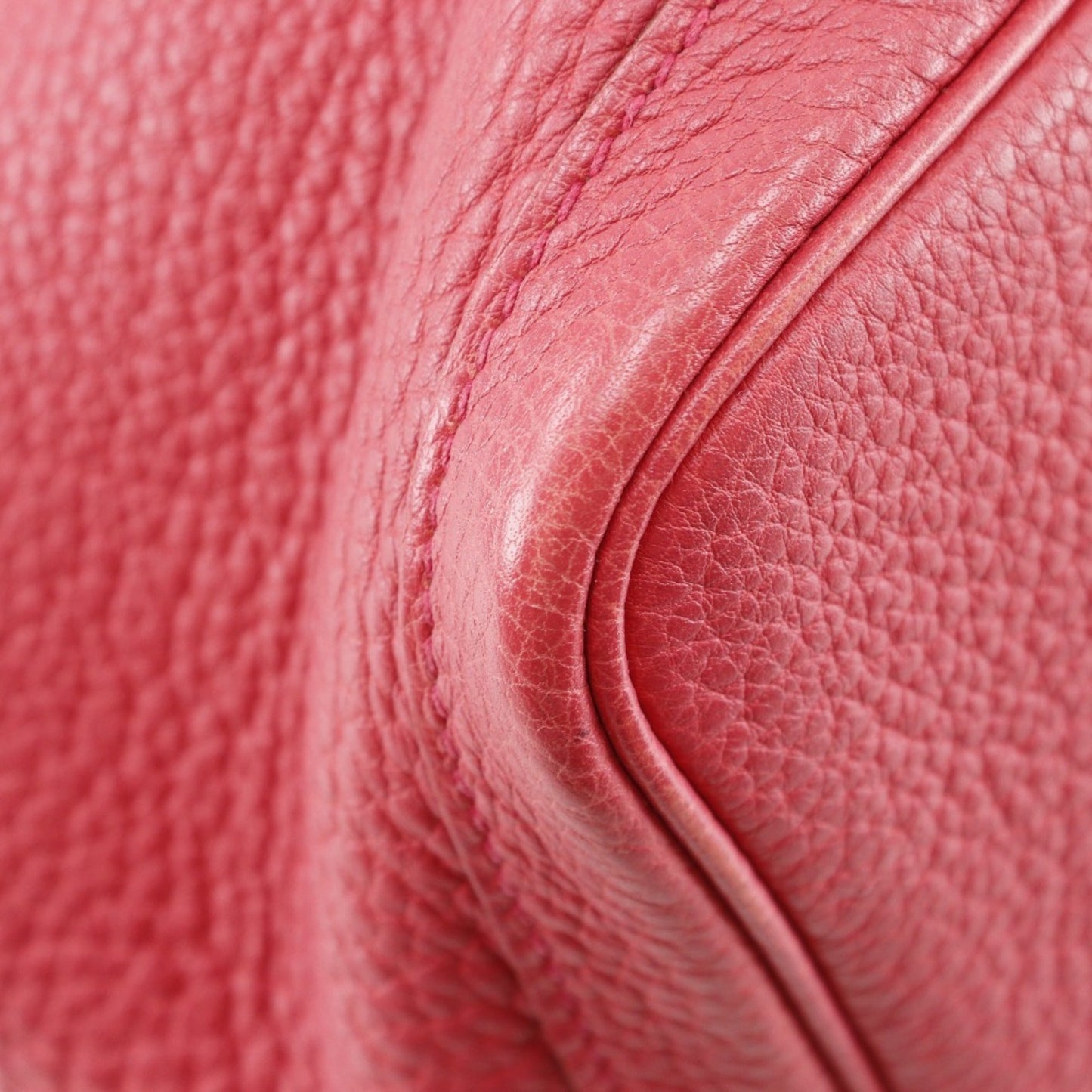 Hermes Bougainvillier Pink Negonda Leather Tote Bag ( )