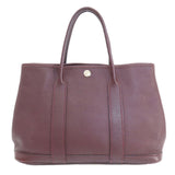 Hermes Bordeaux Leather Handbag ( )