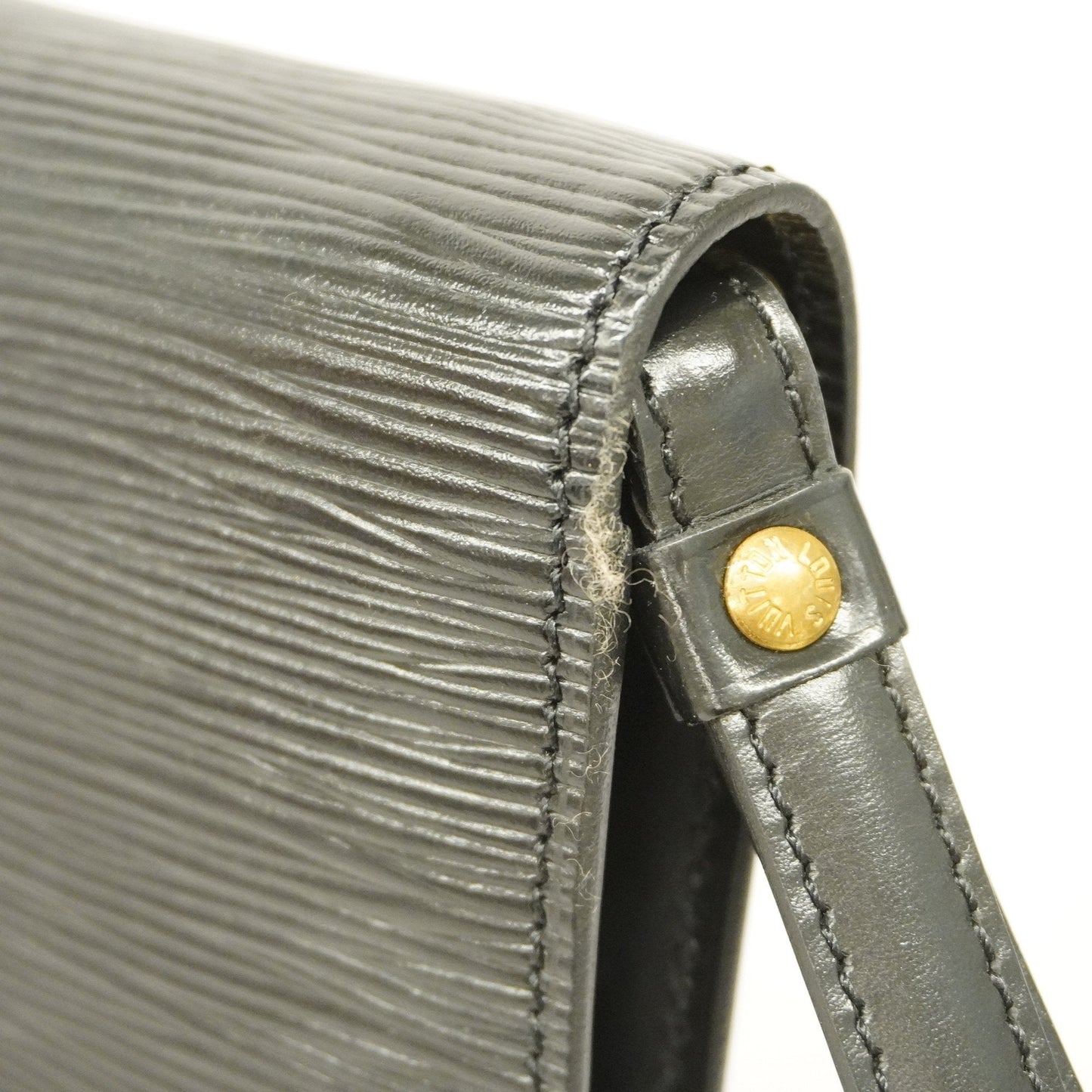 LOUIS VUITTONAuth  Epi Serie Dragonne M52612 Clutch Bag Noir