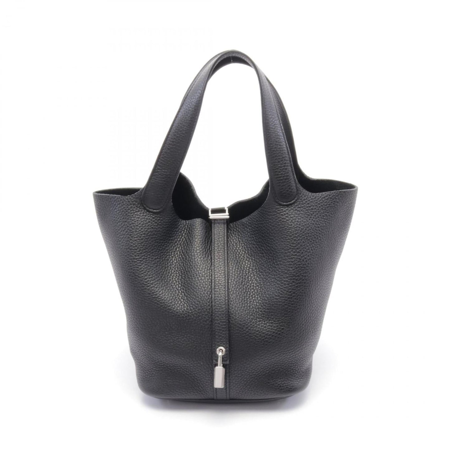 Hermes Black Taurillon Clemence Leather Handbag ( )