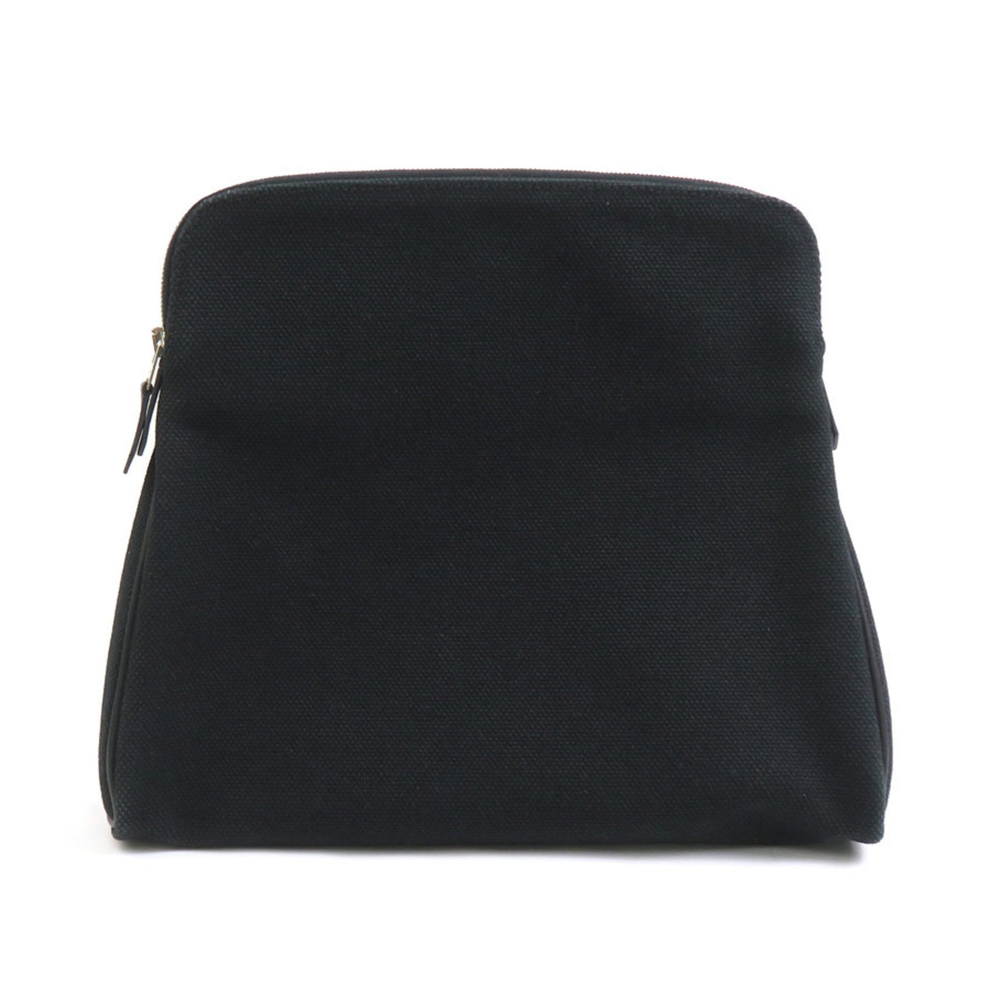 Hermes Black Canvas Pouch ( )