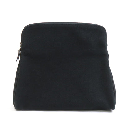 Hermes Black Canvas Pouch ( )
