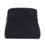 Hermes Black Canvas Pouch ( )