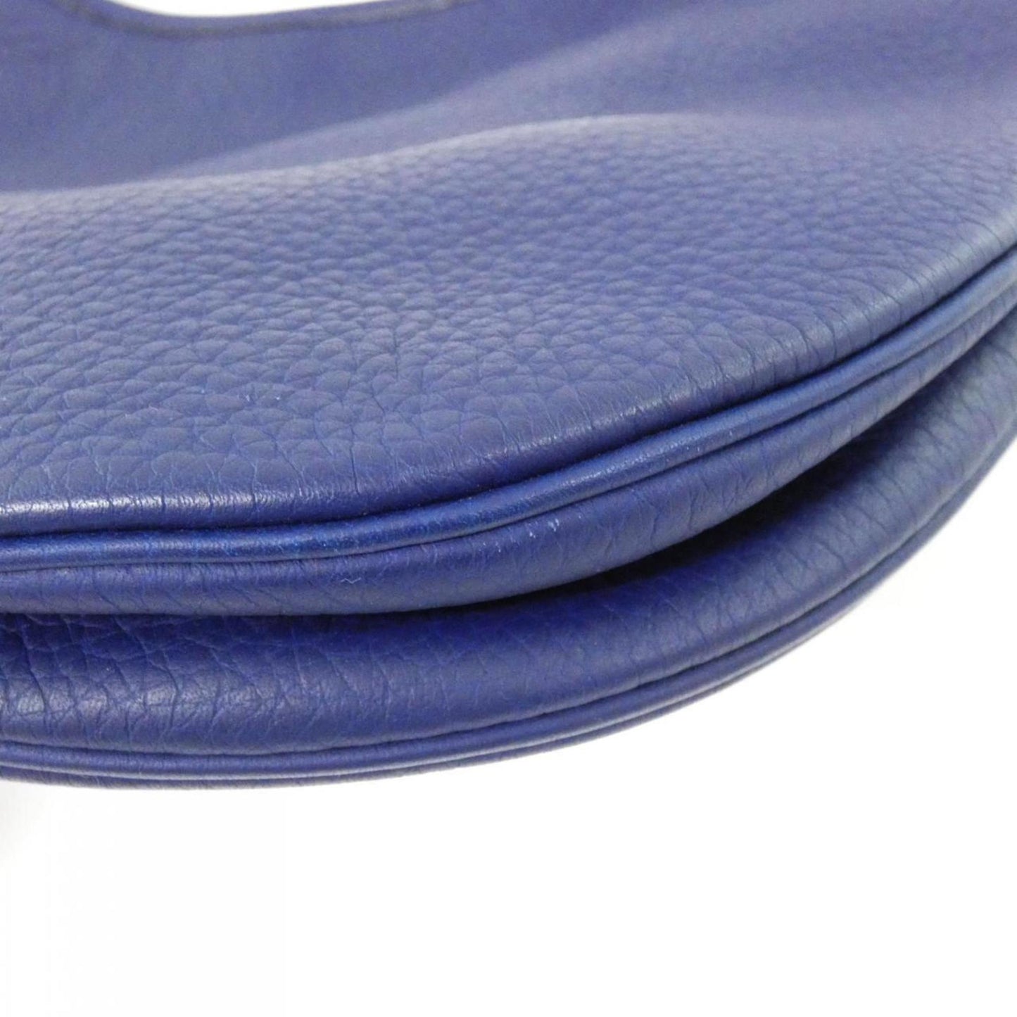 Hermes Bleu Saphir Taurillon Clemence Leather Shoulder Bag ( )