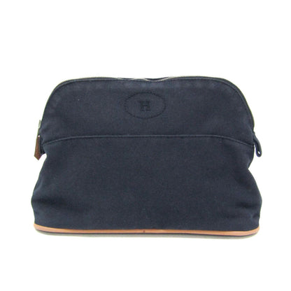 Hermes Bolide Navy Cotton Pouch ( )