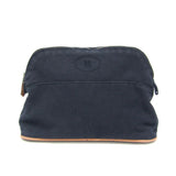 Hermes Bolide Navy Cotton Pouch ( )