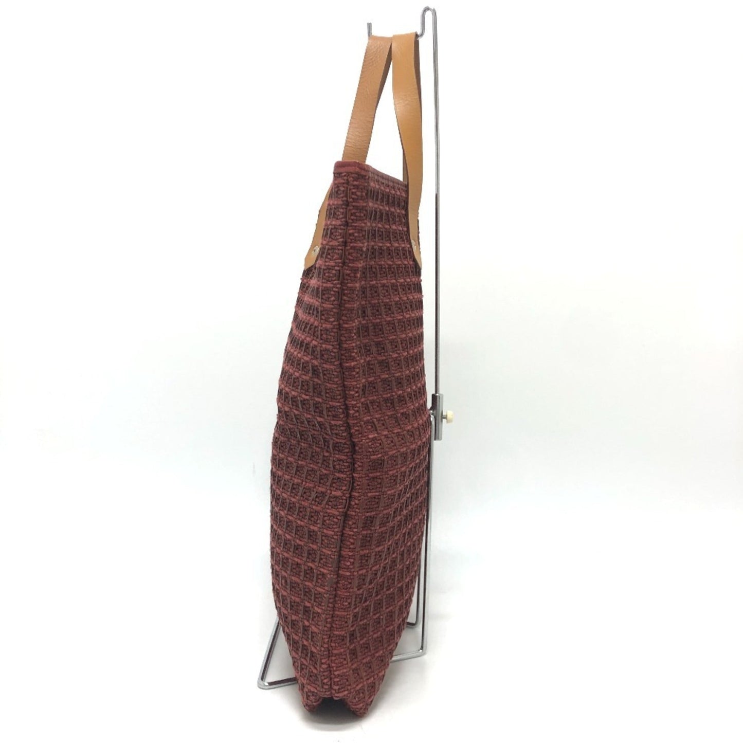 Hermes Ahmedabad Brown Canvas Handbag Tote Bag ( )