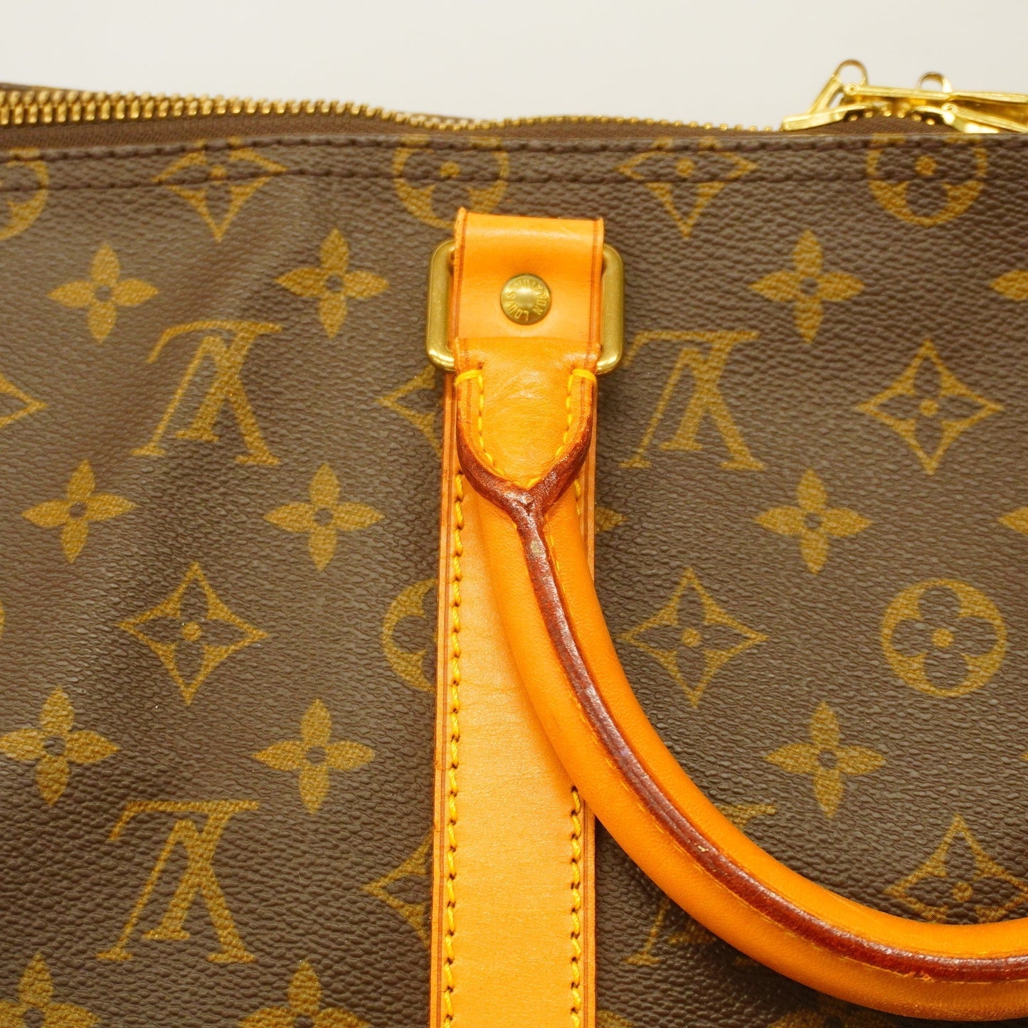 LOUIS VUITTONAuth  Monogram Keepol 50 M41426 Boston Bag