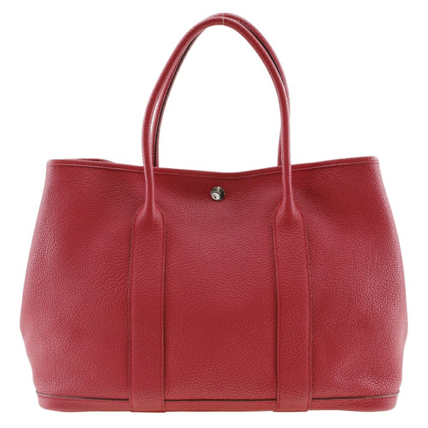 Hermes Bougainvillier Red Color Negonda Leather Tote Bag ( )