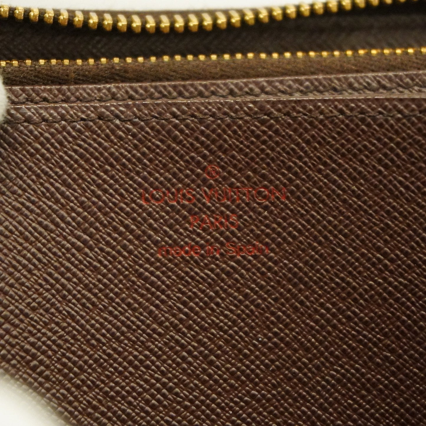 LOUIS VUITTONAuth  Damier Zippy Wallet N41661