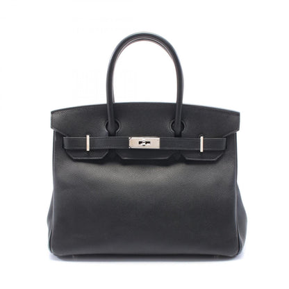 Hermes Birkin Black Epsom Leather Handbag ( )