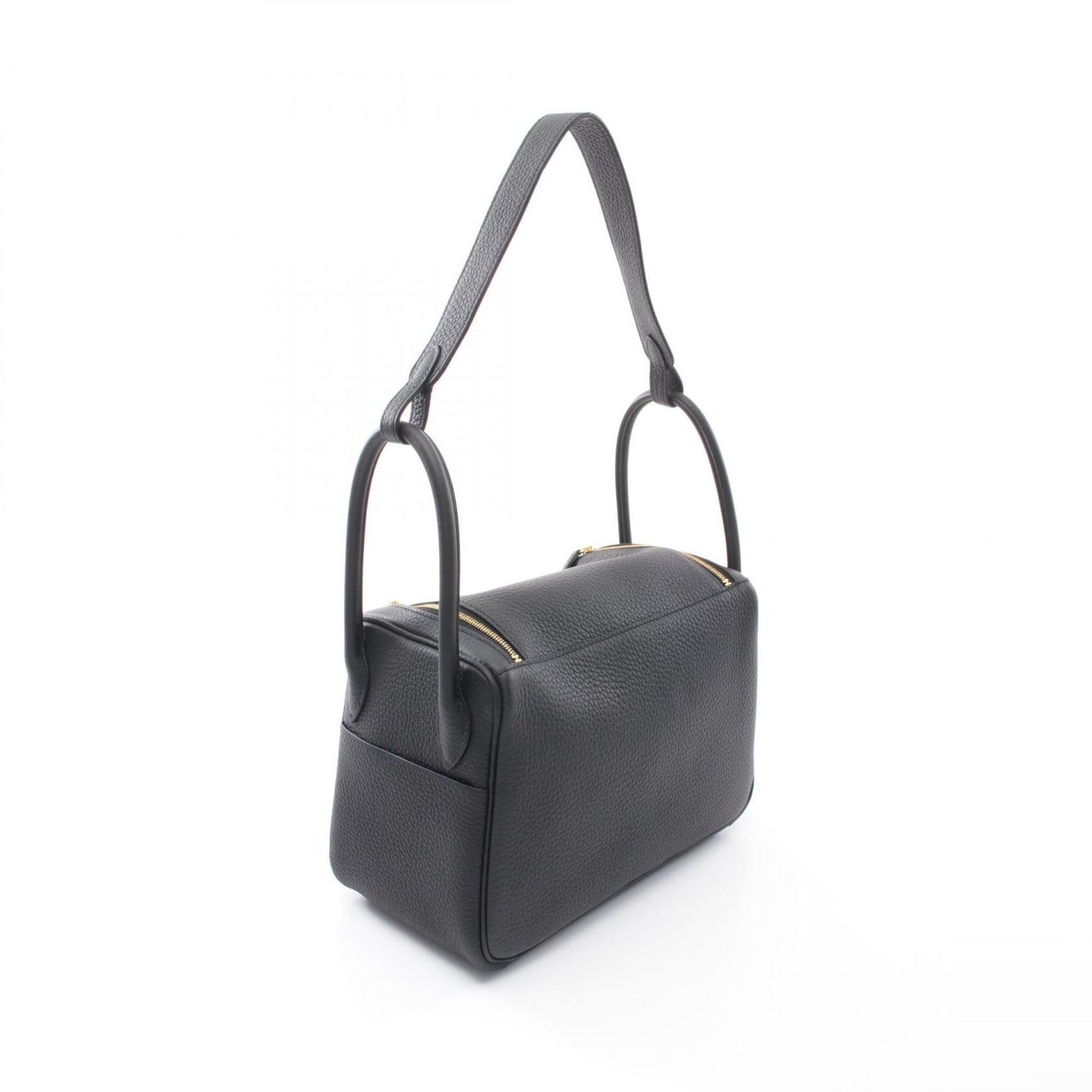 Hermes Black Taurillon Clemence Leather Shoulder Bag ( )