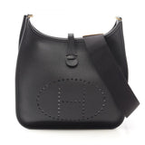 Hermes Black Taurillon Clemence Leather Leather Shoulder Bag ( )