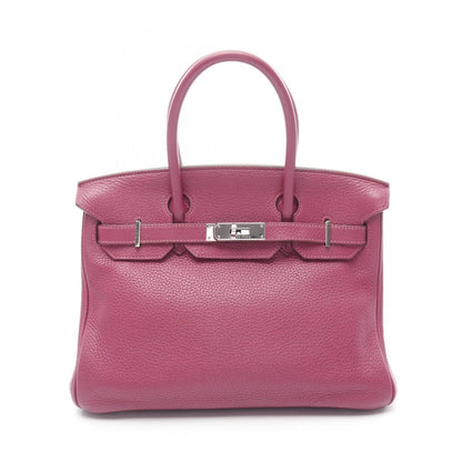 Hermes Birkin Pink Taurillon Clemence Leather Leather Handbag ( )