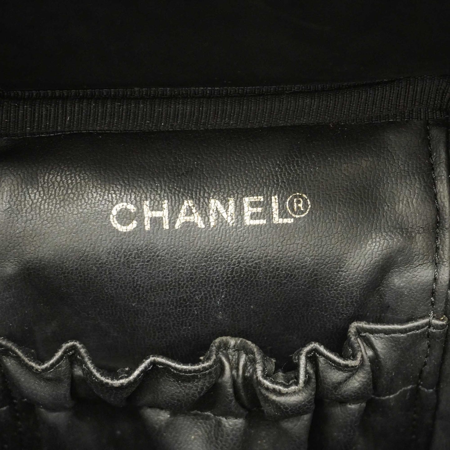 CHANEL   Vanity Bag Women's Patent Leather Vanity Bag Black