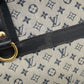 LOUIS VUITTONAuth  Monogram Mini Josephine GM M92211 Handbag Blue